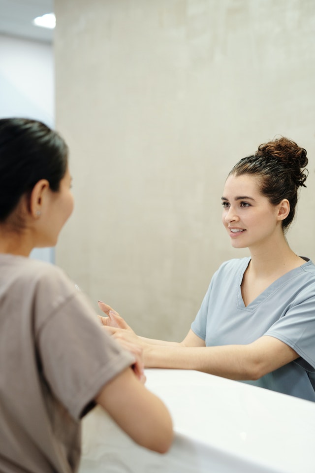 nurses at nurse station with state-of-the-art nurse call systems