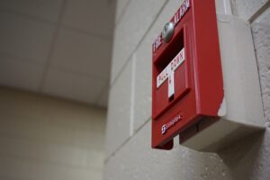 pull handle for fire alarm systems