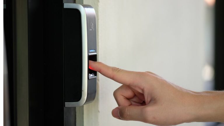 Fingerprint scan for biometric access control systems