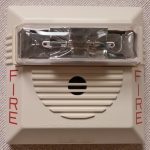 horn and strobe fire alarm